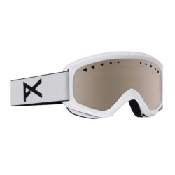 Men's Anon Goggles - Anon Helix Snow Goggles With Spare Lens. White - Silver Amber